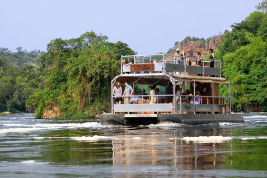 Boat Trips in Uganda: The country offers some of the most thrilling cites for boat cruises due to a number of lakes, rivers, and channels