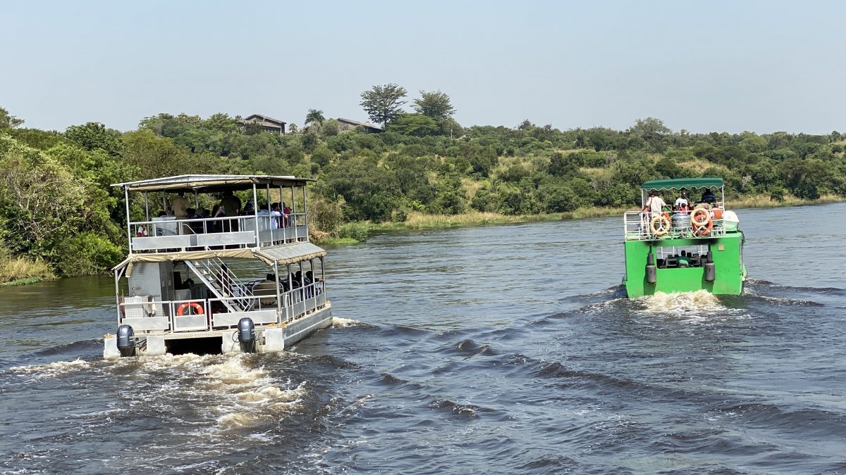 Boat cruise in Lake Mburo national park