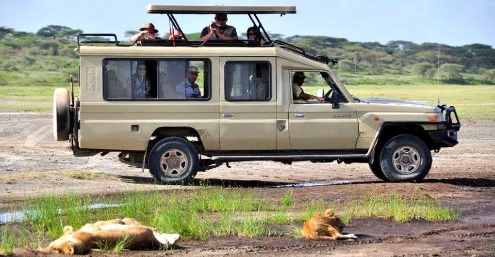 Driving Out Of Murchison Falls To Kibale